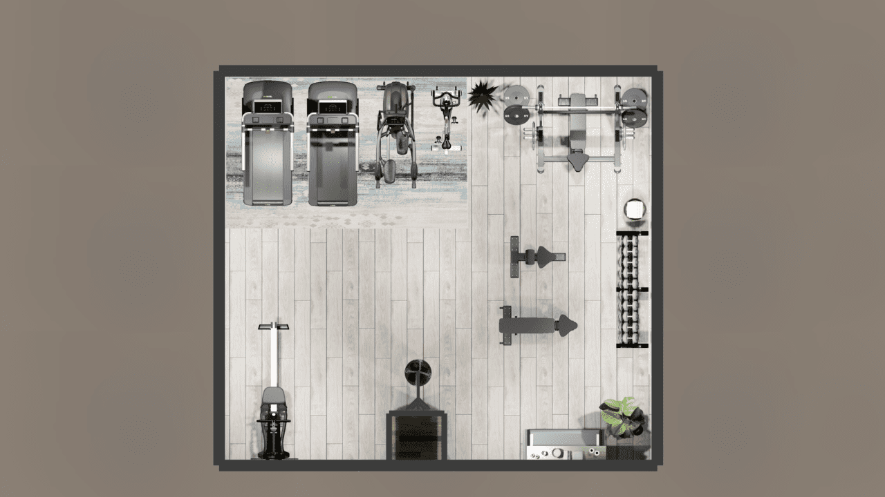 3D Gym Design | Commercial Gym Design